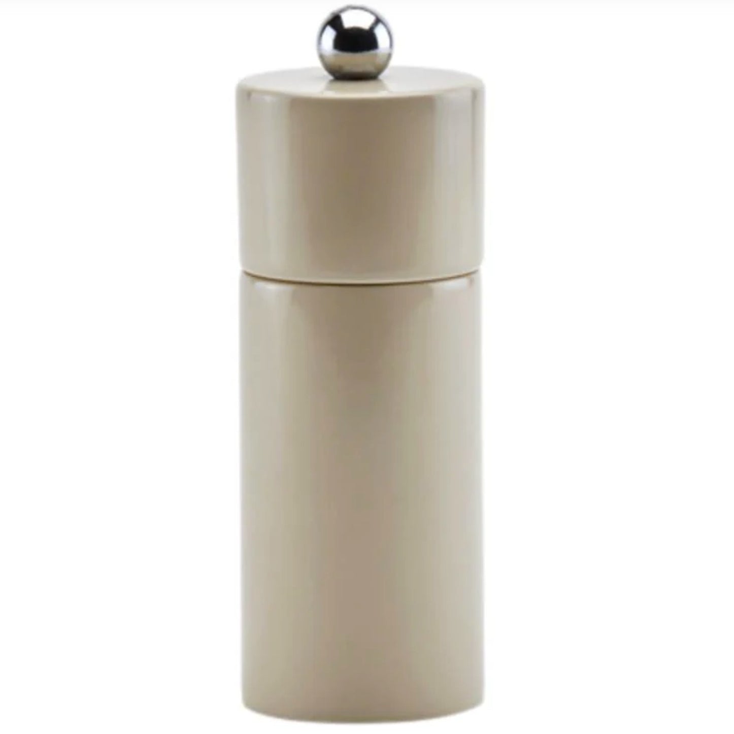 Mini column salt and pepper mill from Inside Living, compact wooden grinder for the kitchen and dining table, alternate view