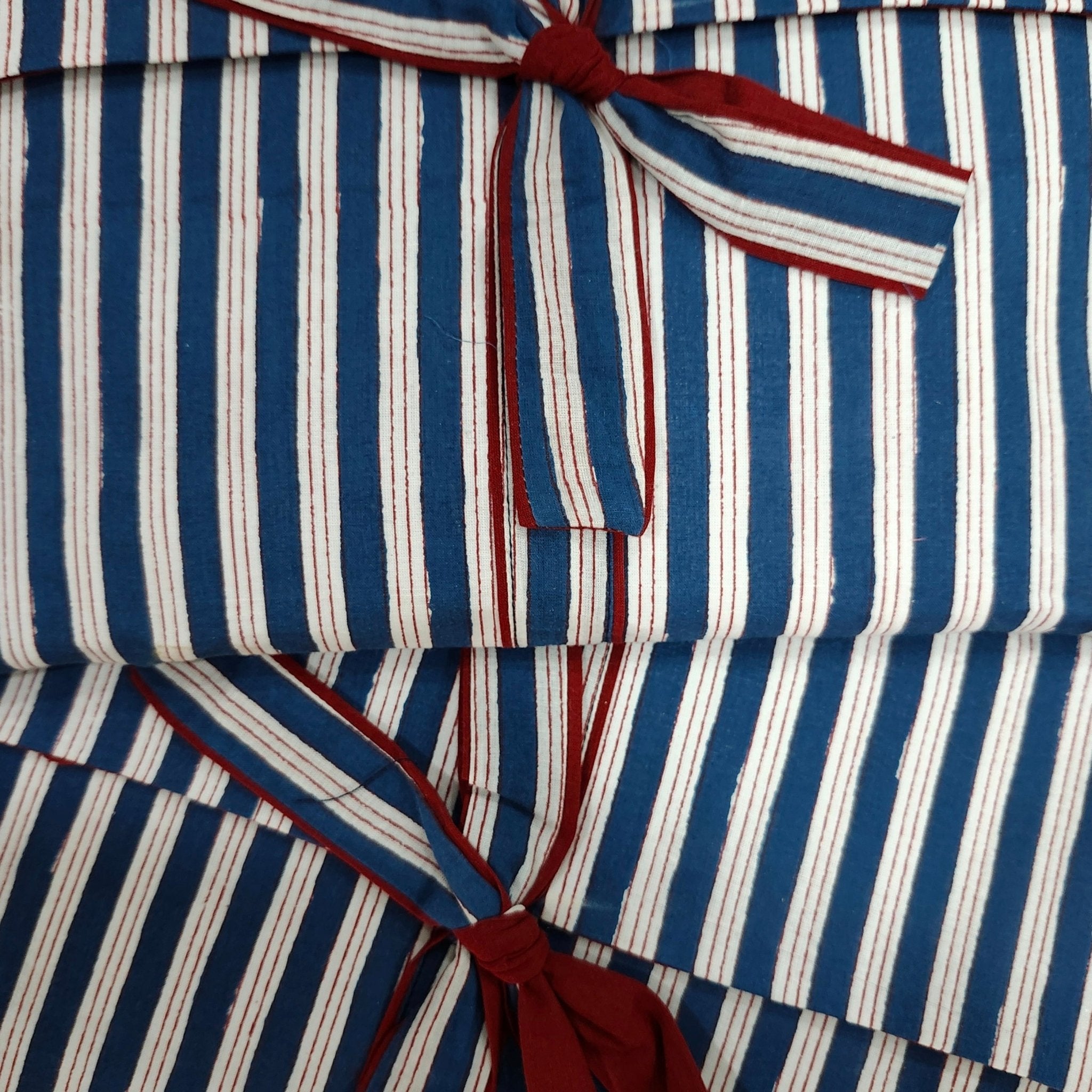 Block Print Pyjama Long Assorted, Inside Living Singapore homeware and lifestyle collection, view 3.