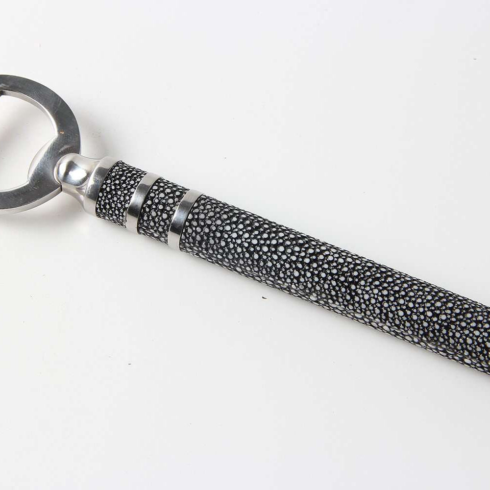 Faux Shagreen Bottle Opener, detail view - buy homeware, tableware and interior accessories at Inside Living Singapore