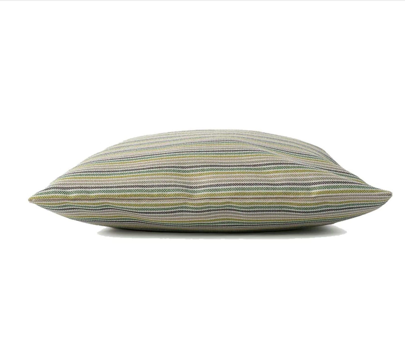 Cushion Striped Green from Inside Living Singapore, chair & sofa cushions. Shown alternative angle.