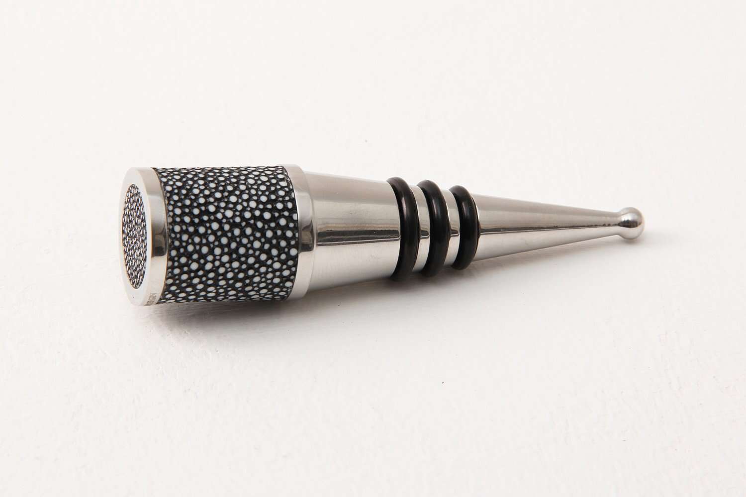 Faux Shagreen Bottle Stopper, styled in a home setting - buy homeware, tableware and interior accessories at Inside Living