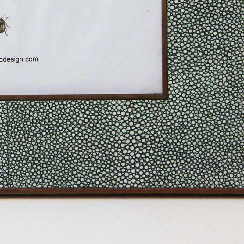 Faux Shagreen Classic Photo Frame Lincoln Green, alternative angle - buy homeware, tableware and interior accessories at