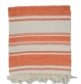 Alternative view of the woven cotton beach towel, showing its classic design and vibrant colours.