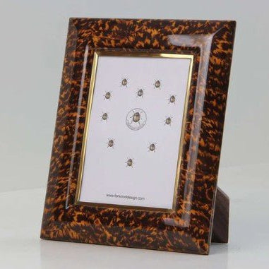 Faux Tortoise Shell Photo Frame from Inside Living Singapore, alternate angle.