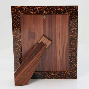 Faux Tortoise Shell Photo Frame from Inside Living Singapore, close-up of the finish.