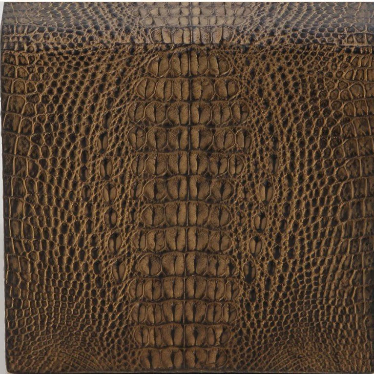 Tissue Box Cover Crocodile from Inside Living Singapore, detail view.