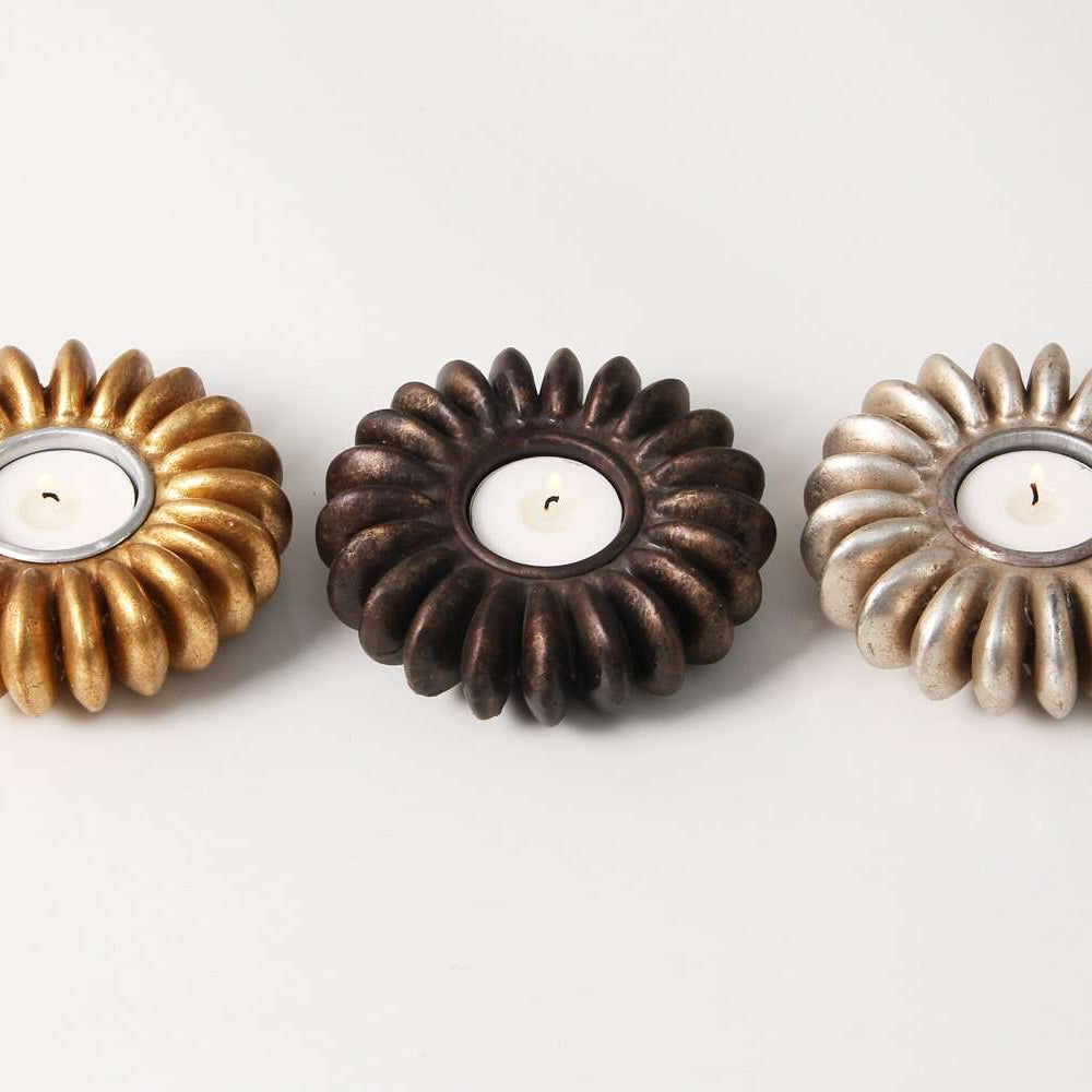 Seed Tea Light Holder Bronze, alternative angle - buy homeware, tableware and interior accessories at Inside Living Singapore