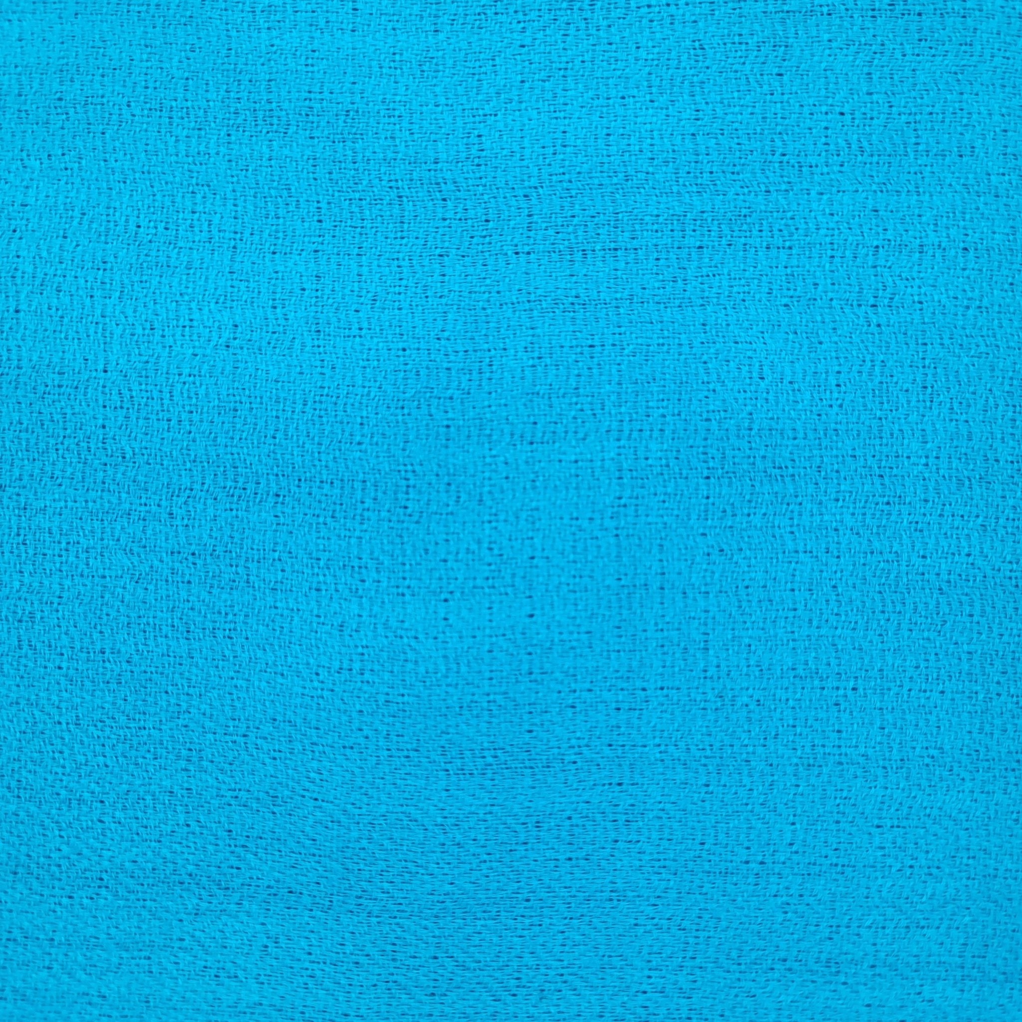 Plain 100% pashmina shawl in turquoise, a soft lightweight handwoven wrap, 72 x 200 cm
