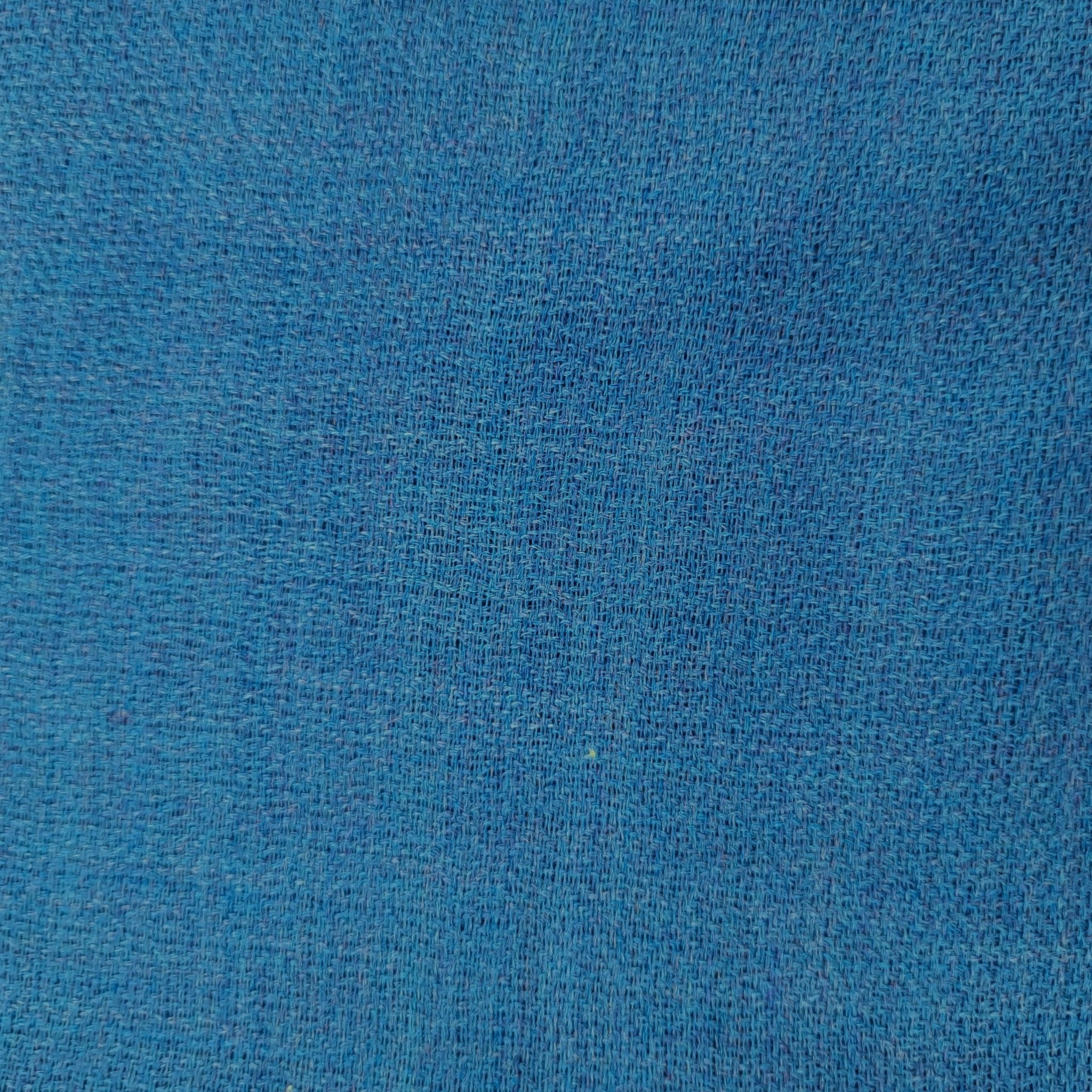 Plain 100% pashmina shawl in denim, a soft lightweight handwoven wrap, 72 x 200 cm