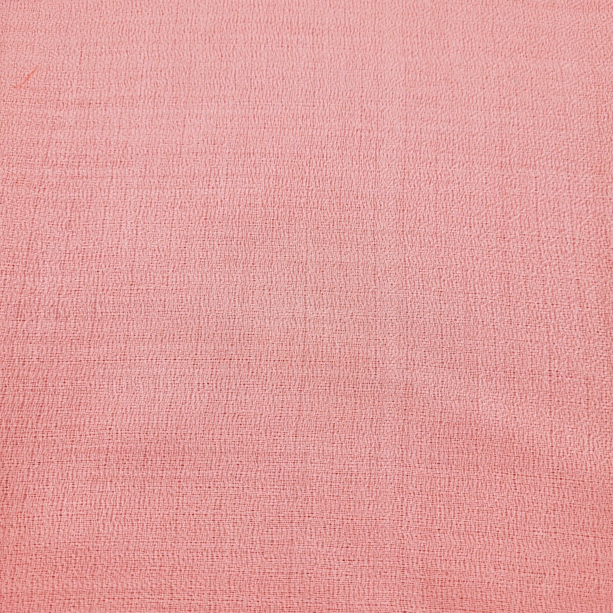Plain 100% pashmina shawl in salmon, a soft lightweight handwoven wrap, 72 x 200 cm