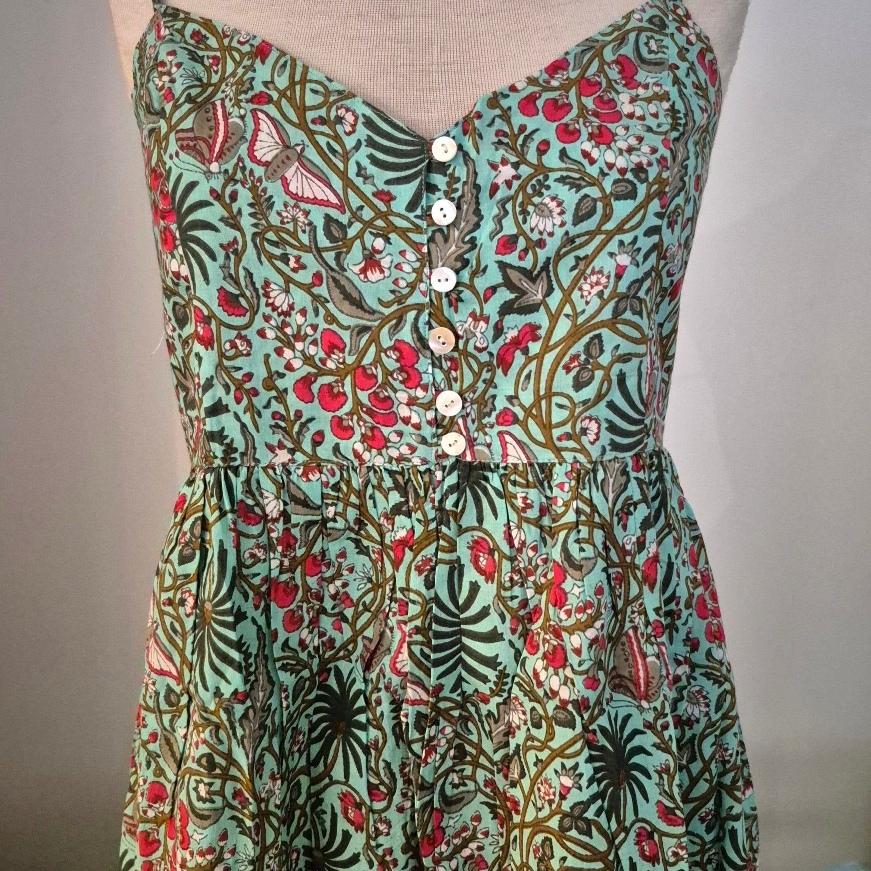 Block Print Sundress S, Inside Living Singapore homeware and lifestyle collection, view 10.