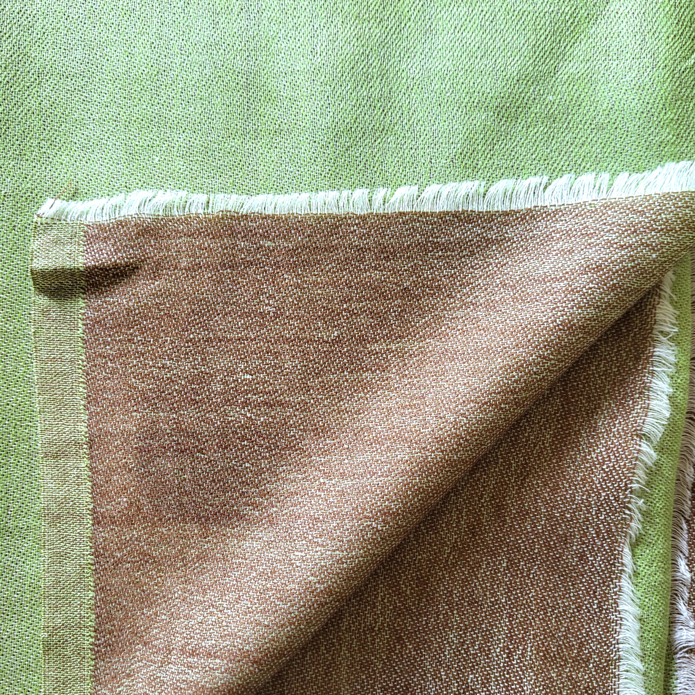 Reversible Pashmina from Inside Living Singapore. Shown in use.