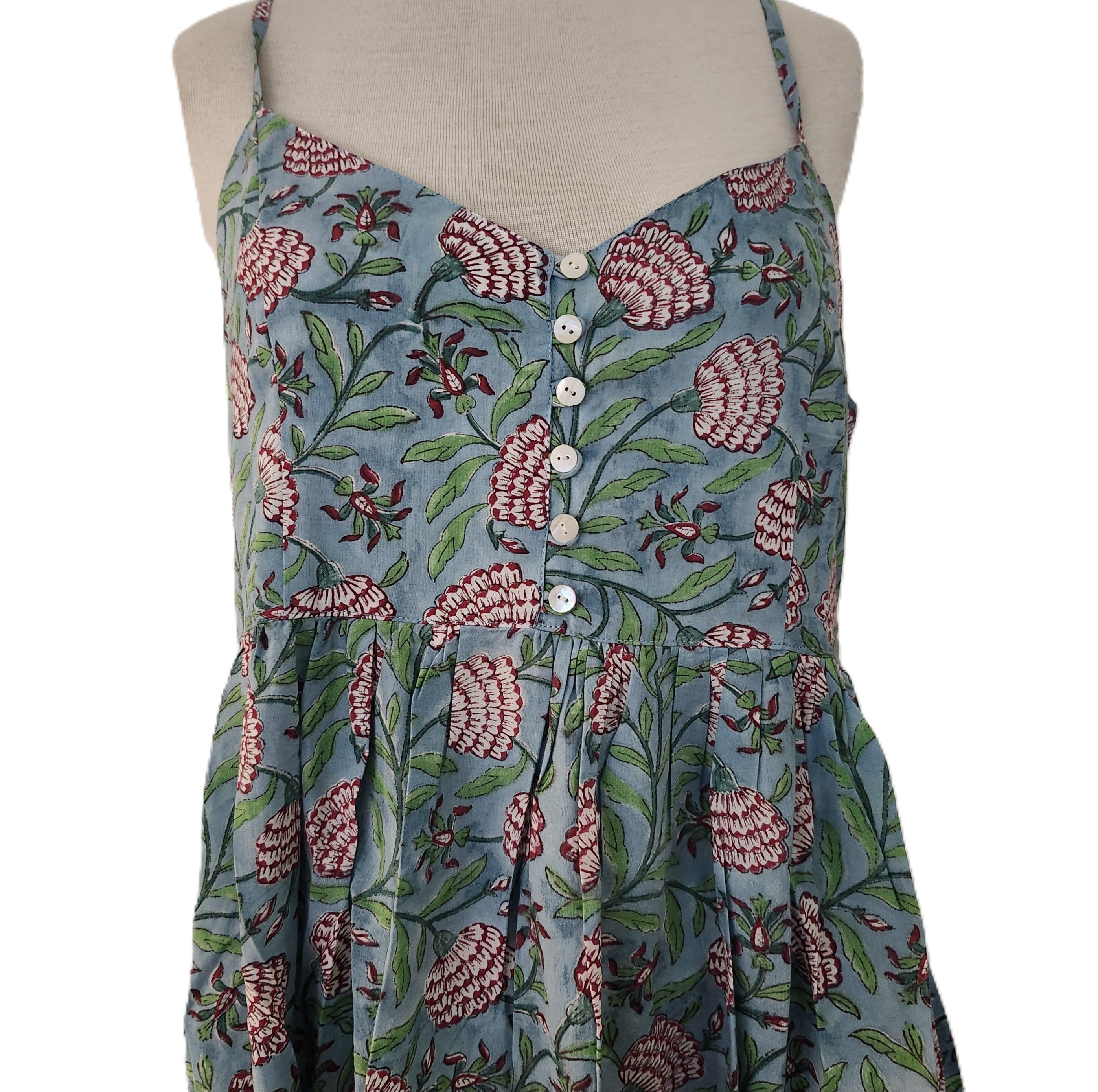 Block Print Sundress M, Inside Living Singapore homeware and lifestyle collection, view 5.