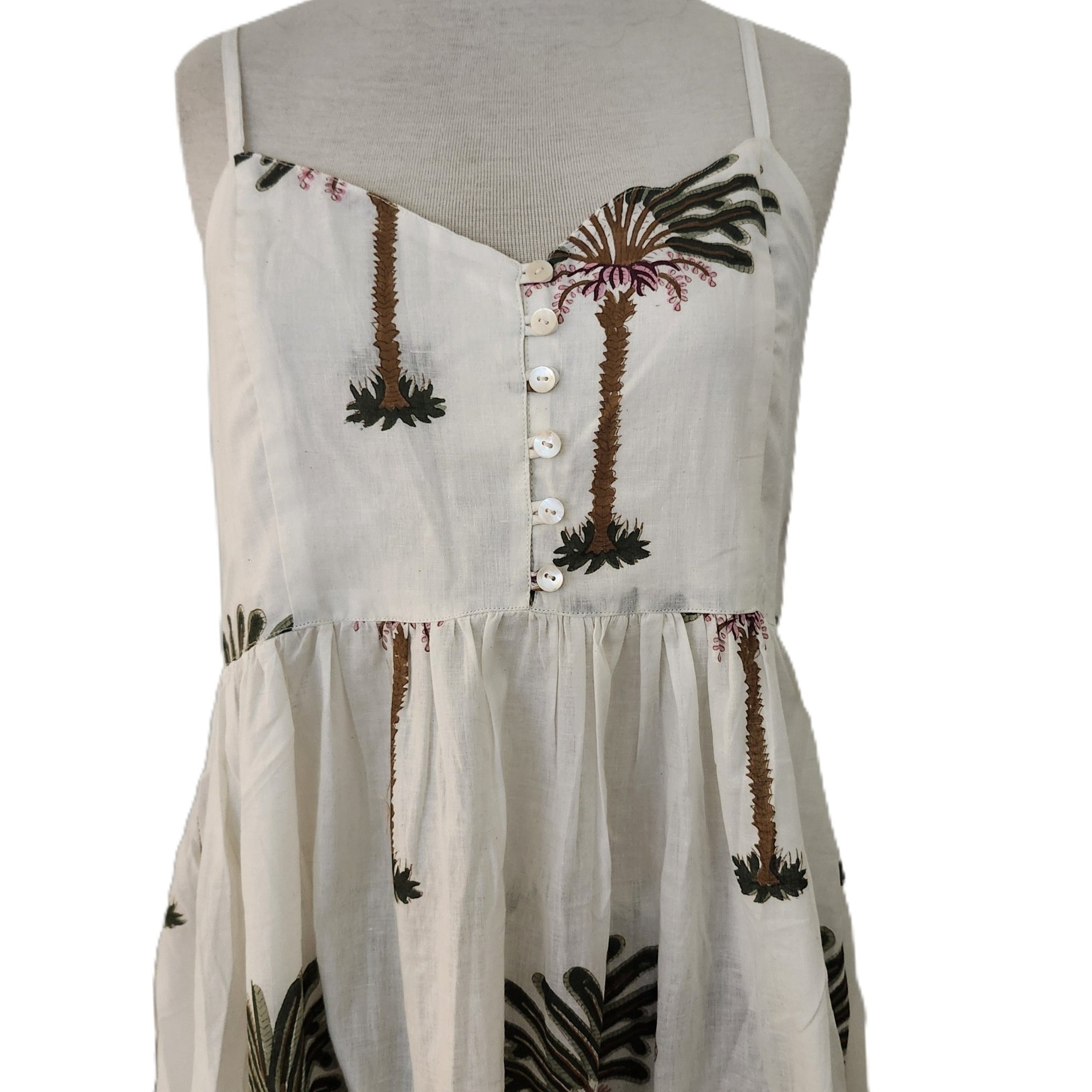 Block Print Sundress M, Inside Living Singapore homeware and lifestyle collection, view 6.