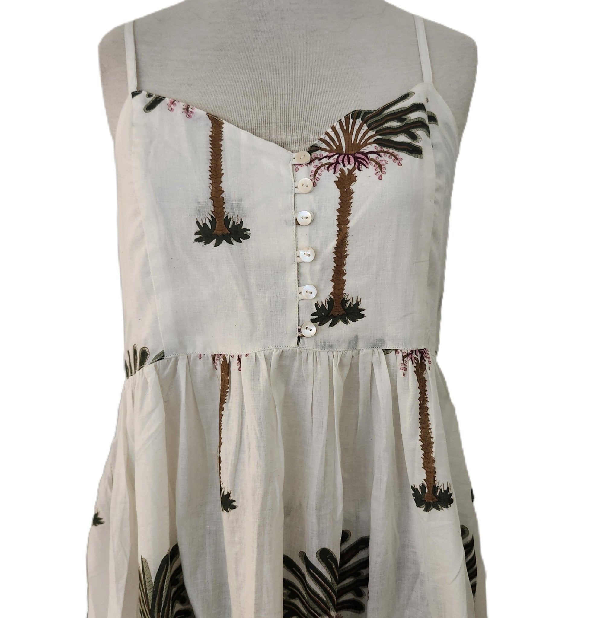 Block Print Sundress M, Inside Living Singapore homeware and lifestyle collection, view 6.