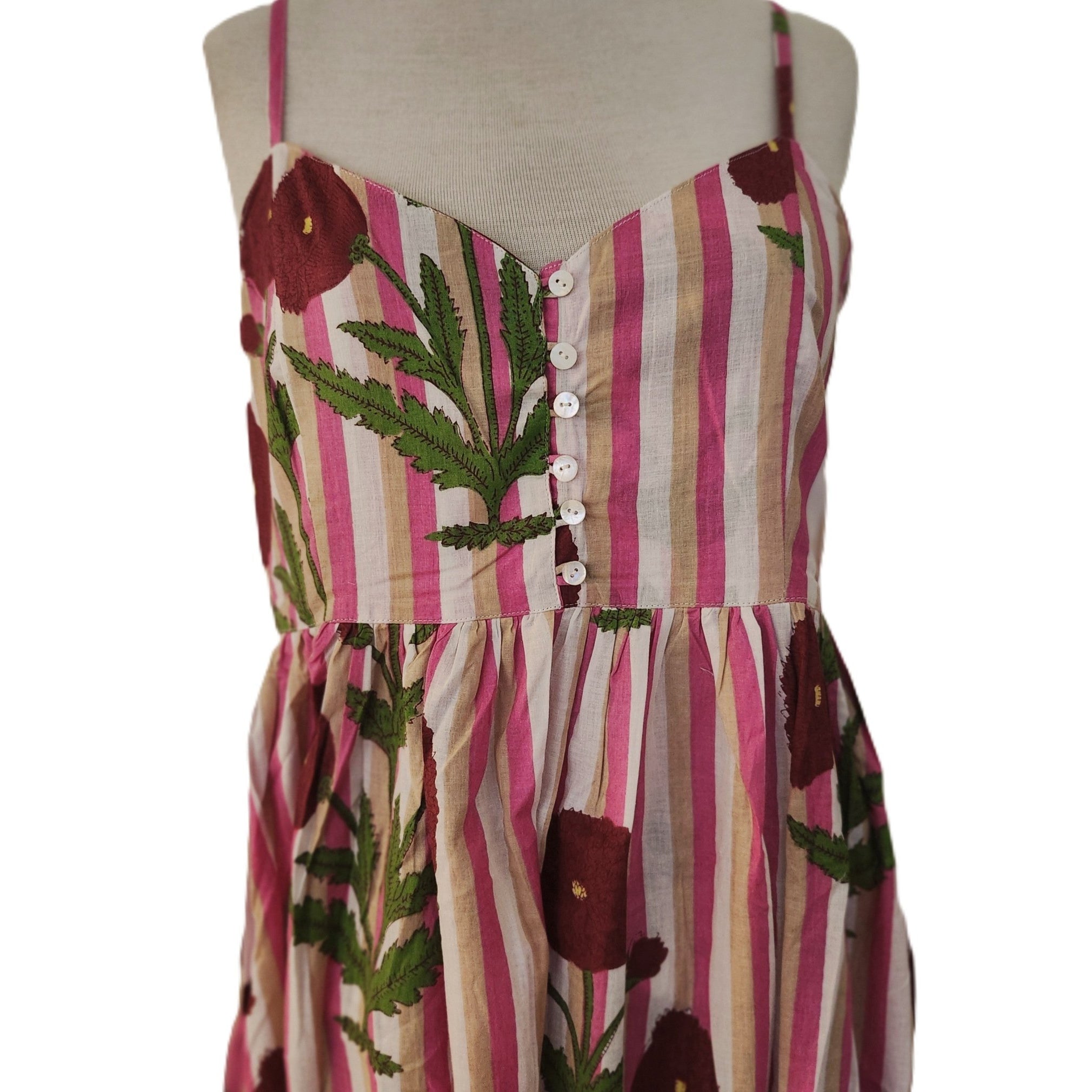 Block Print Sundress S, Inside Living Singapore homeware and lifestyle collection, view 3.