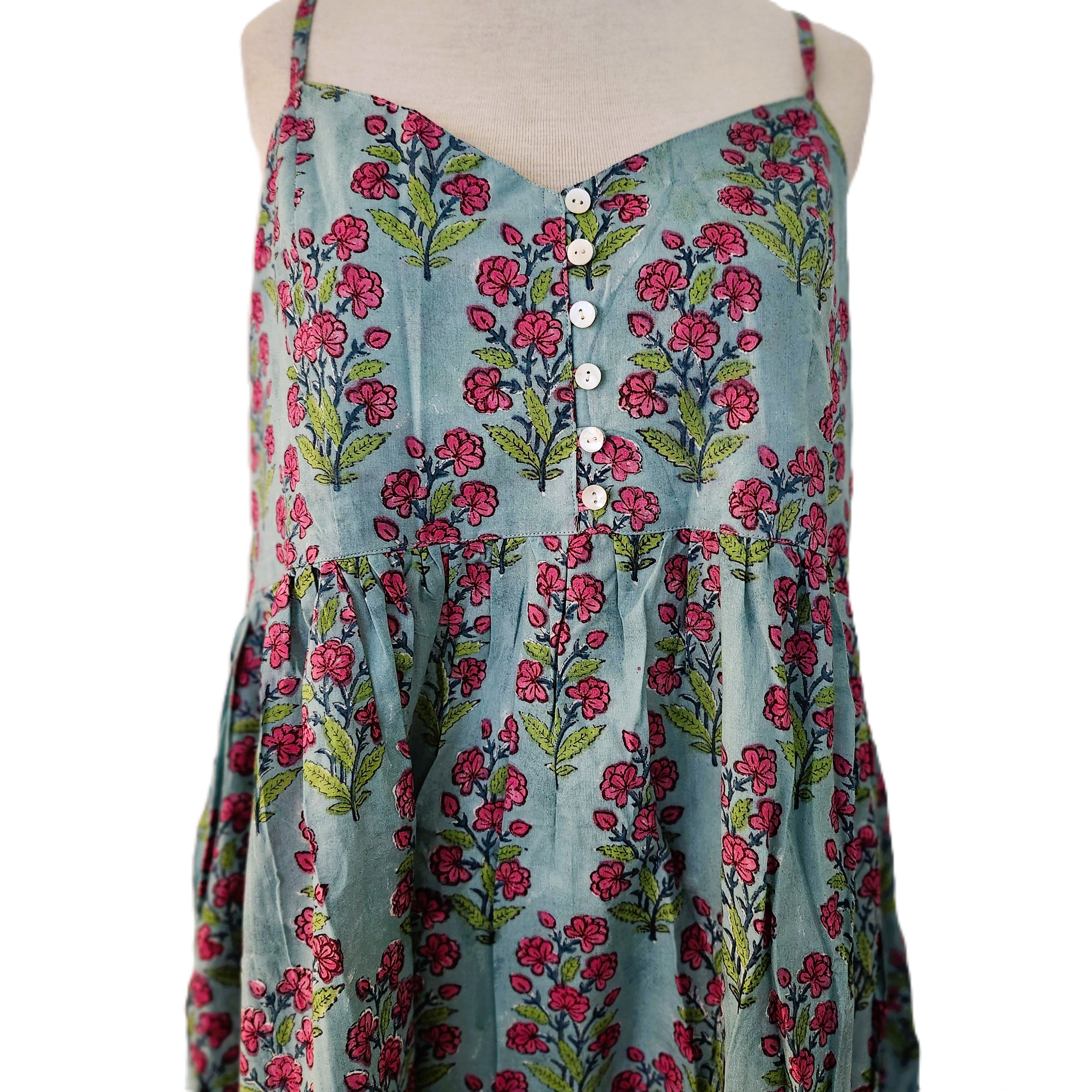 Block Print Sundress S, Inside Living Singapore homeware and lifestyle collection, view 4.