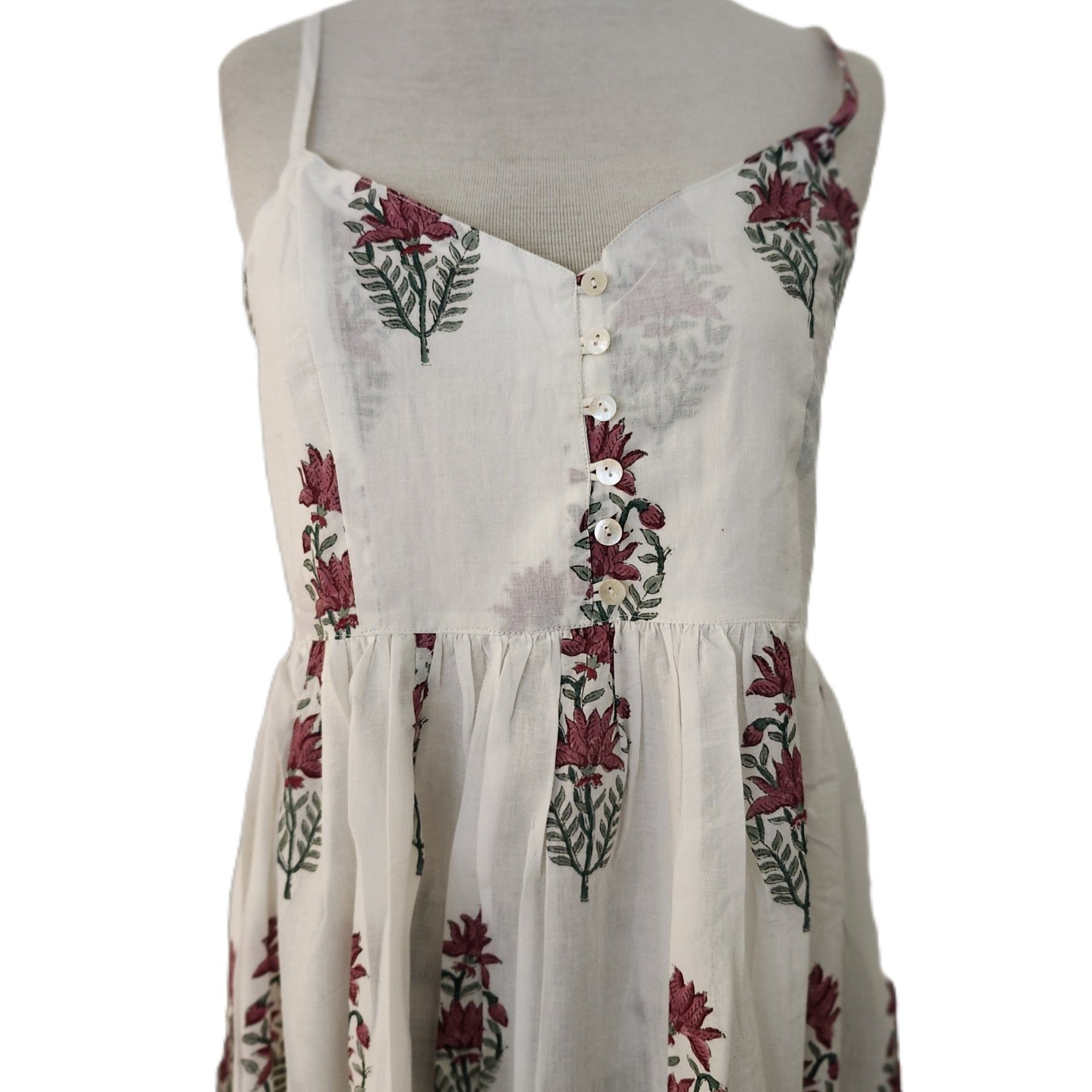 Block Print Sundress S, Inside Living Singapore homeware and lifestyle collection, view 2.