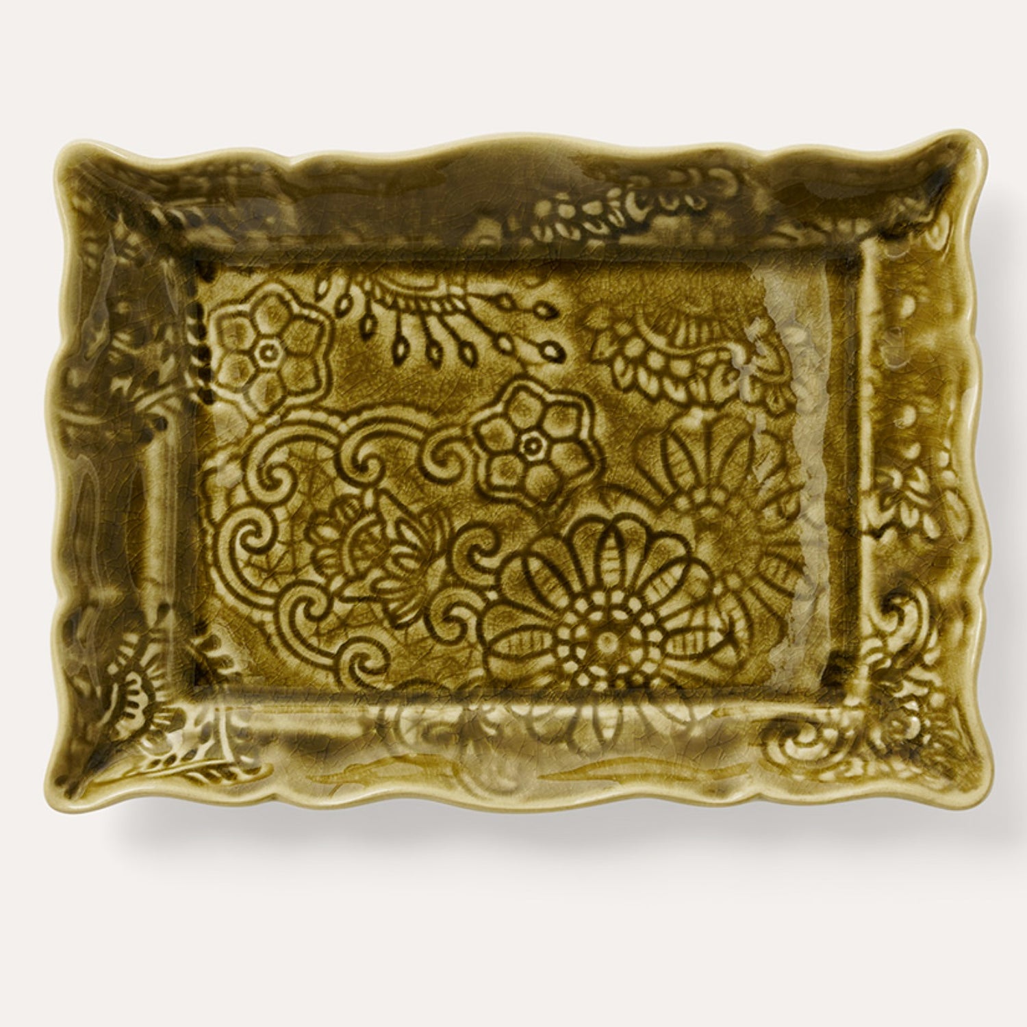 Sand ceramic appetiser plate in white stoneware, 19.5 x 13.5 cm, ovenproof and dishwasher safe