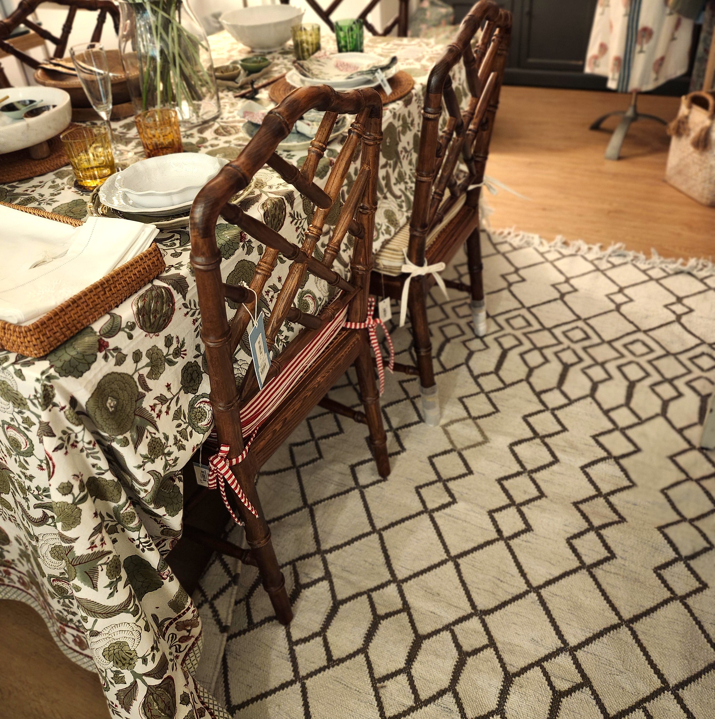 Tangier Medina rug, patterned floor rug with a Moroccan-inspired design adding warmth and texture to any room.