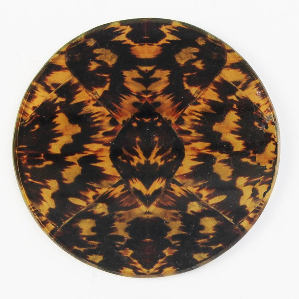 Faux Tortoise Shell Coasters Set of 4, alternative angle - buy homeware, tableware and interior accessories at Inside