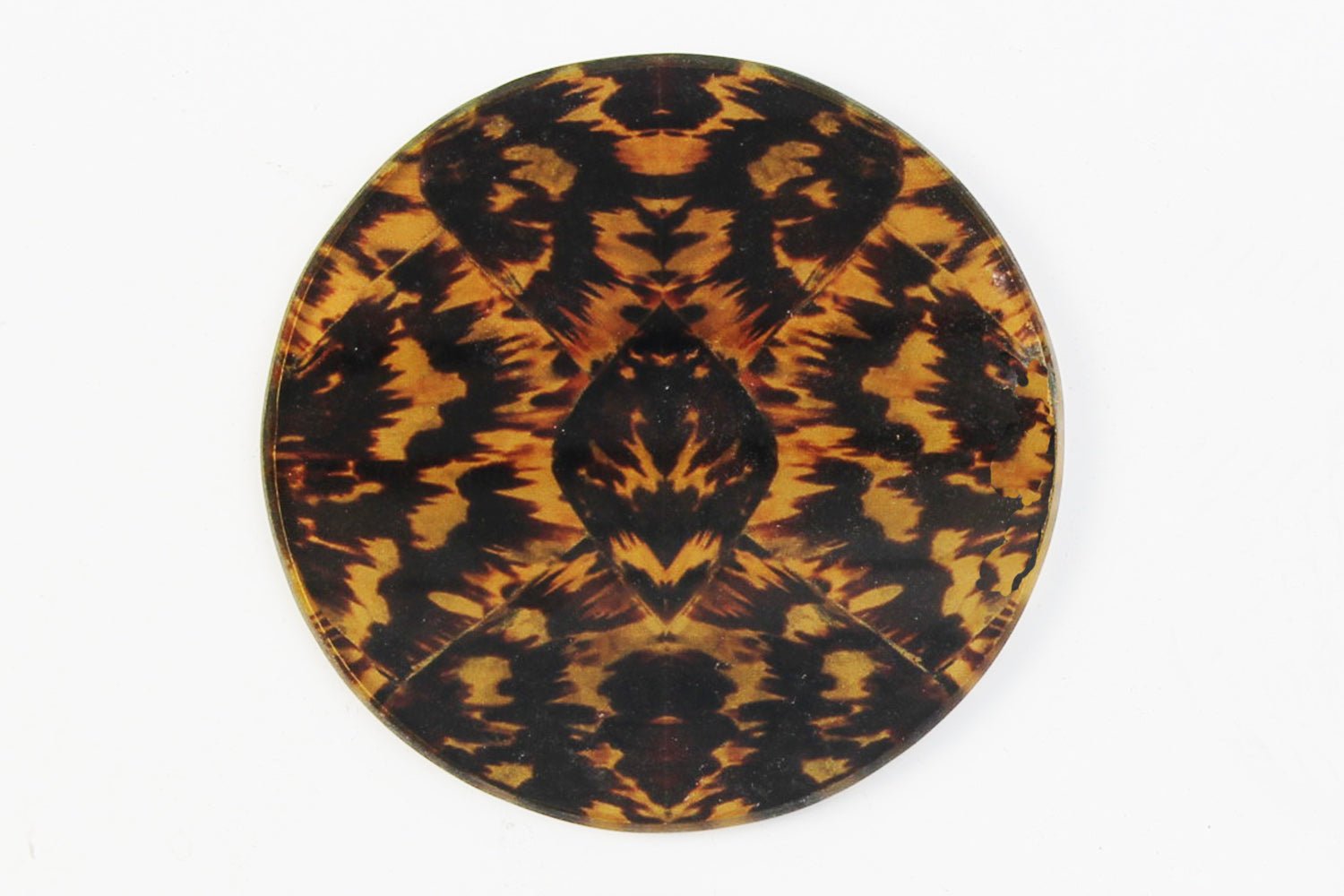 Faux Tortoise Shell Coasters Set of 4, alternative angle - buy homeware, tableware and interior accessories at Inside