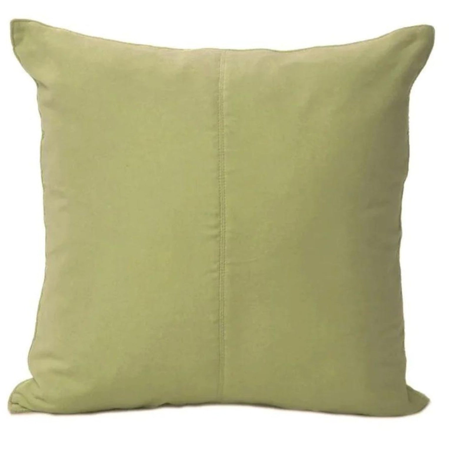 Cotton velvet cushion cover in grass green with concealed back zip, 50 x 50 cm, inner sold separately