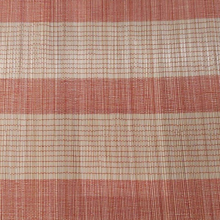 Bamboo Placemat Rusty Red, part of the Placemats collection at Inside Living Singapore, detail of the design.
