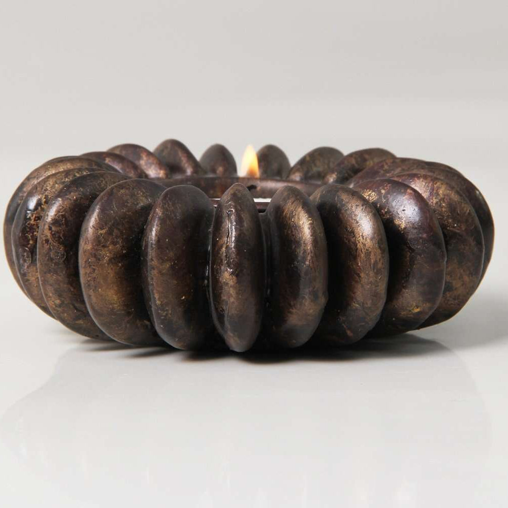 Seed Tea Light Holder Bronze, detail view - buy homeware, tableware and interior accessories at Inside Living Singapore