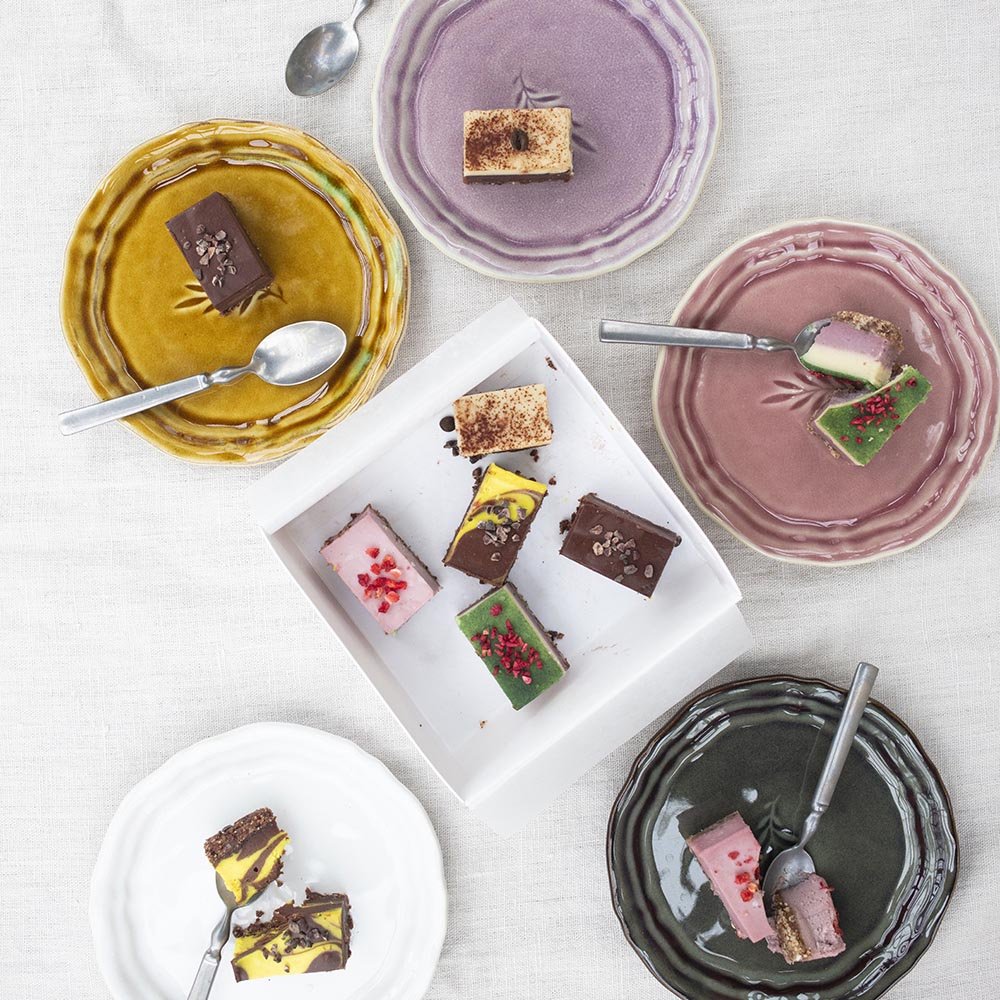 Amuse Bouche / Side Plate Lavender from the Inside Living Singapore homeware collection. Alternate angle.