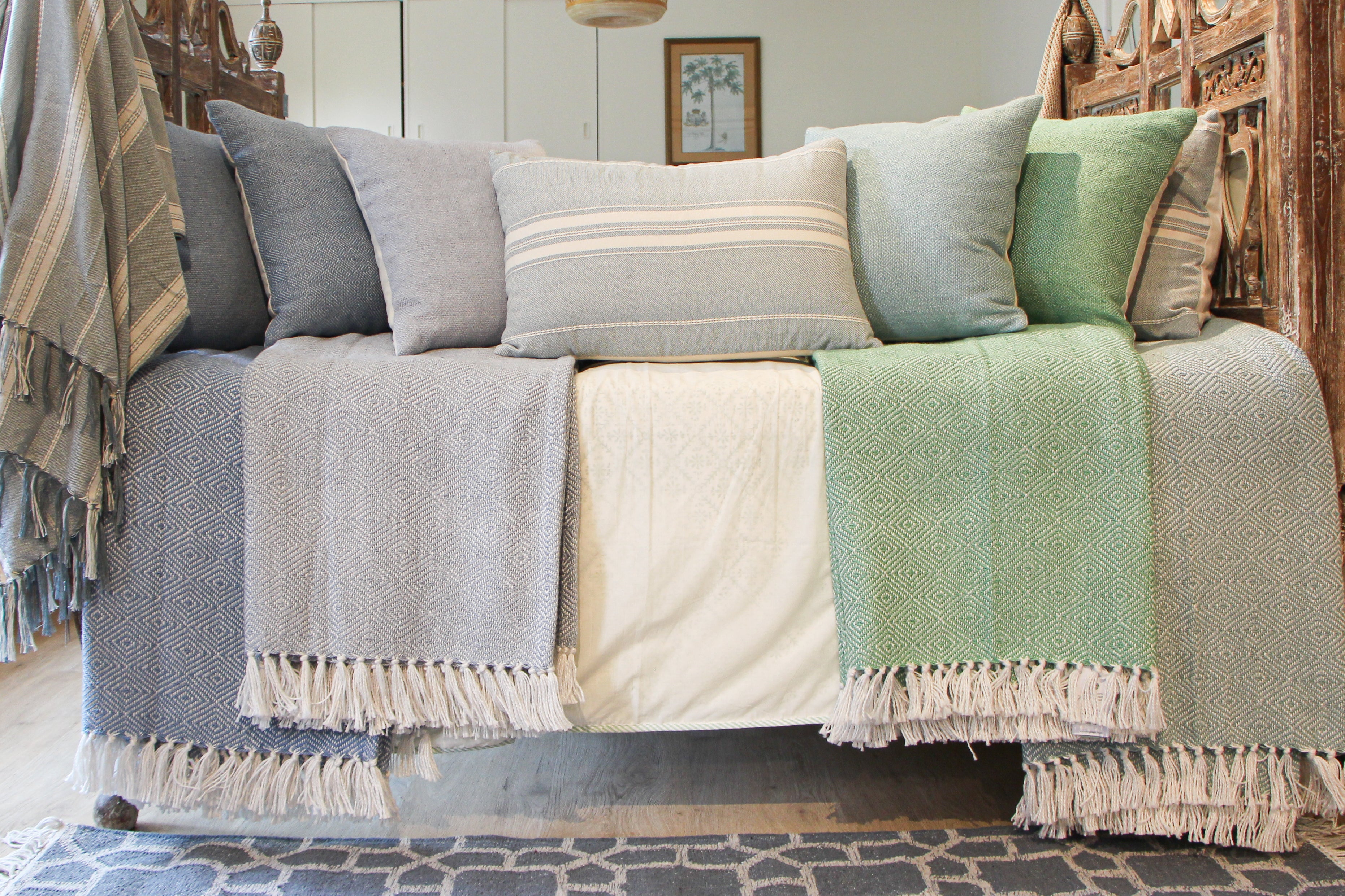 Weaver Green collection at Inside Living Singapore: recycled woven homeware