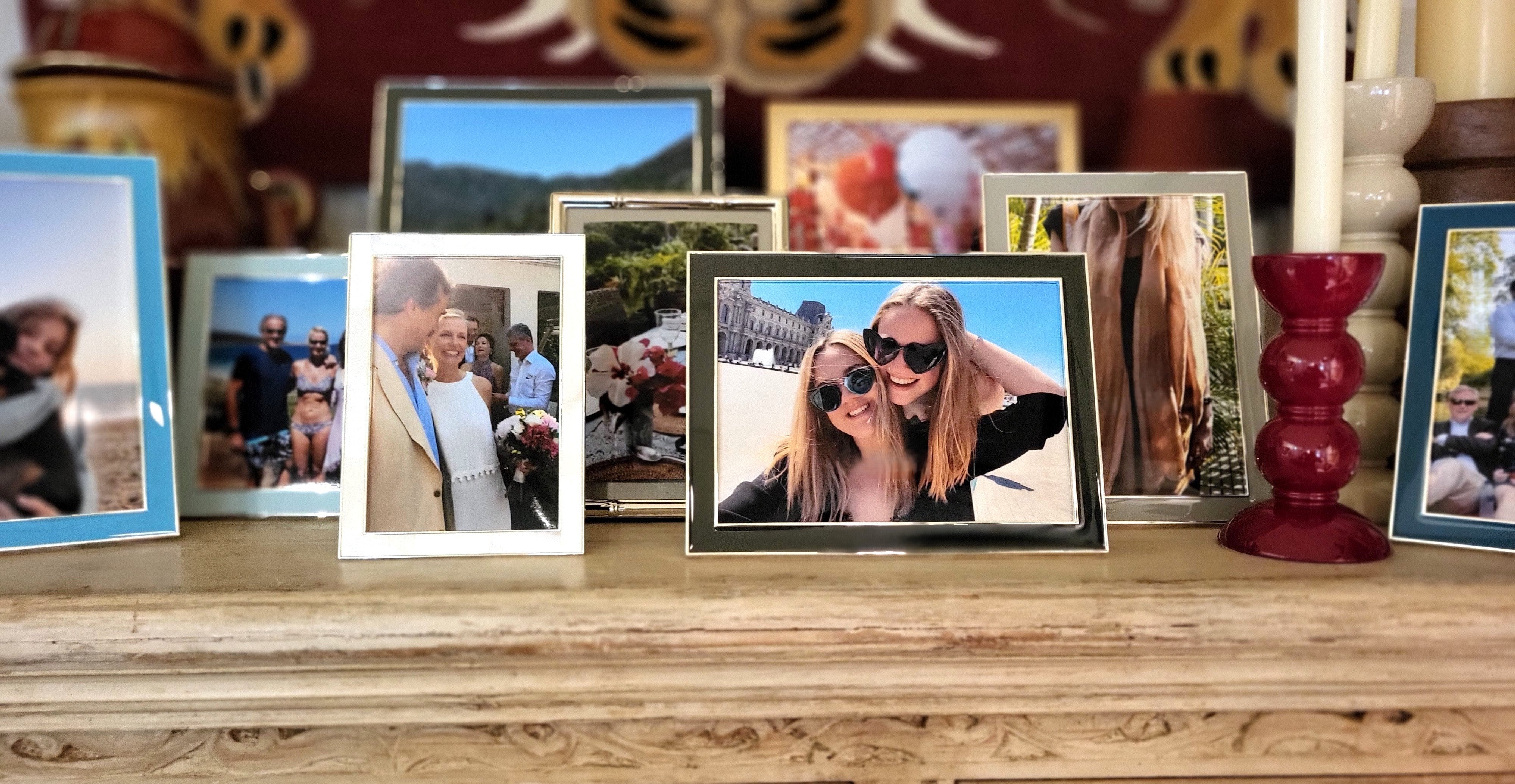 Addison Ross collection at Inside Living Singapore: enamel photo frames, clocks and accessories