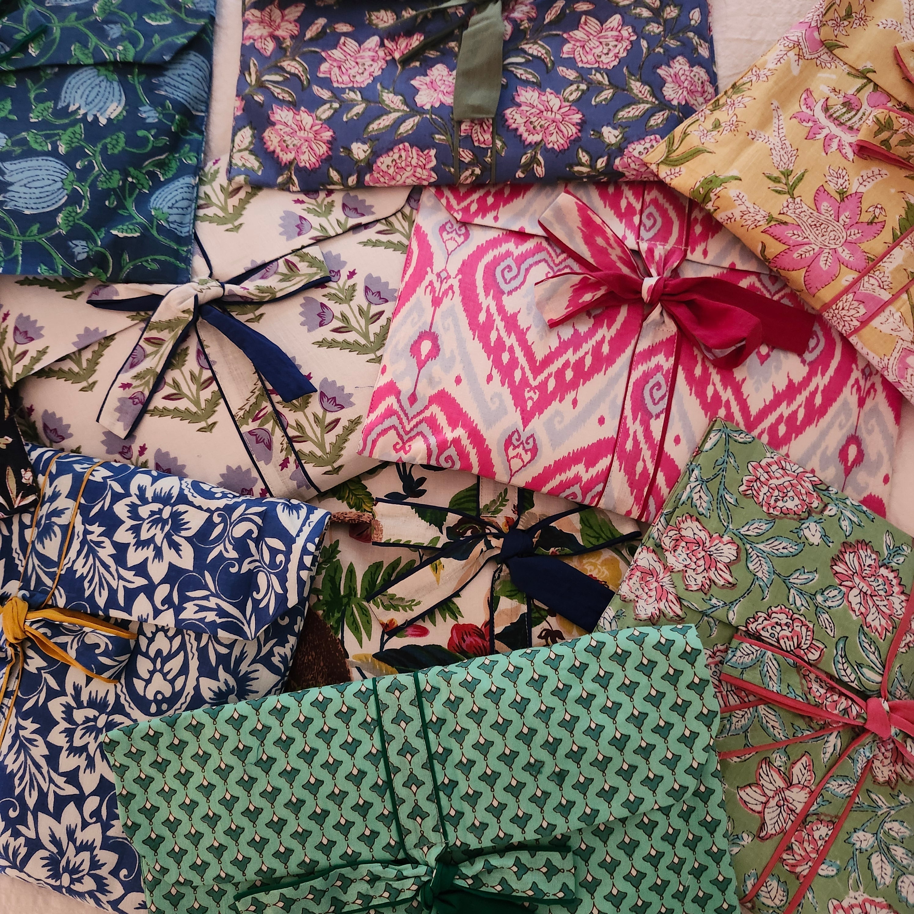 Block print pyjamas collection at Inside Living Singapore