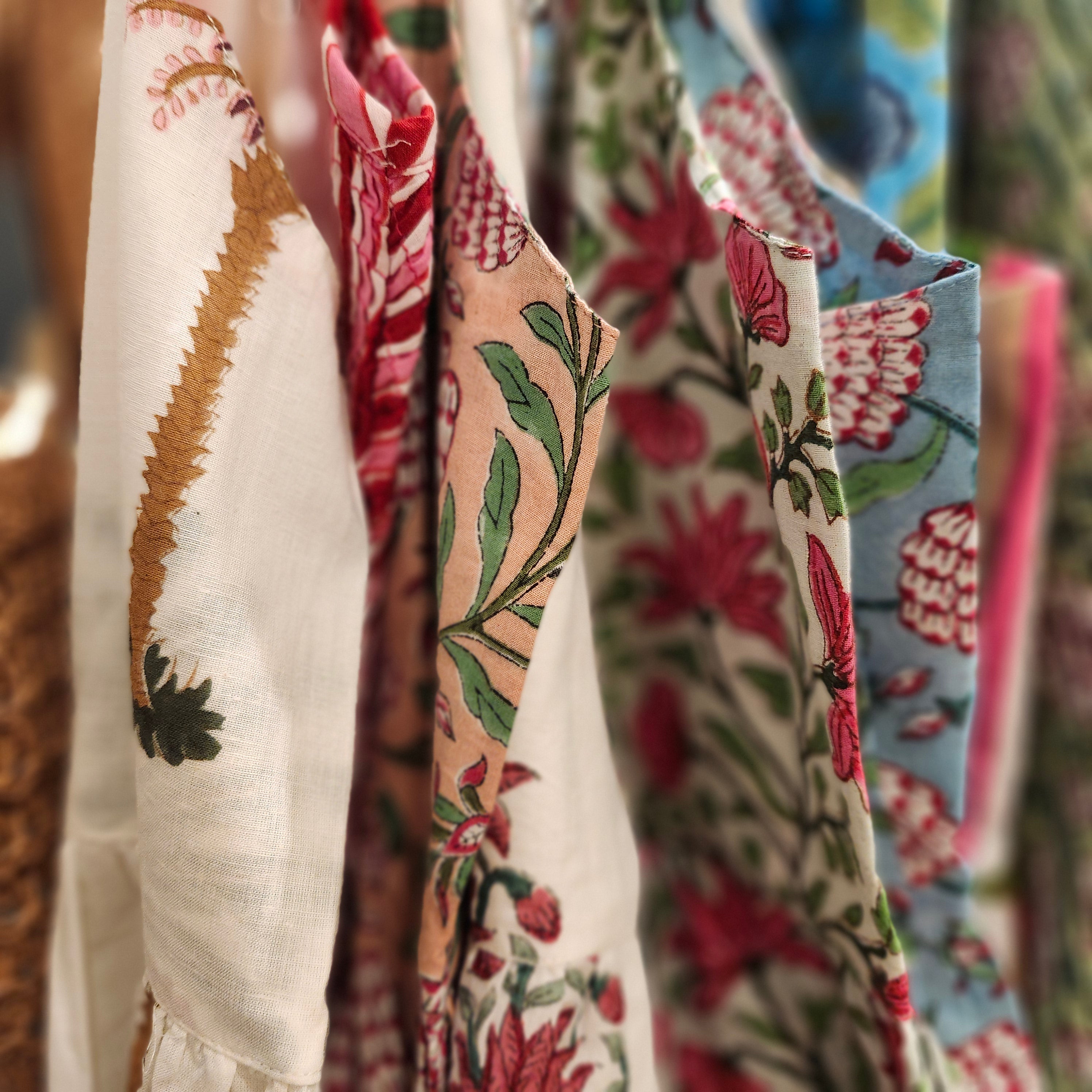Block print dresses, shirts and more at Inside Living Singapore