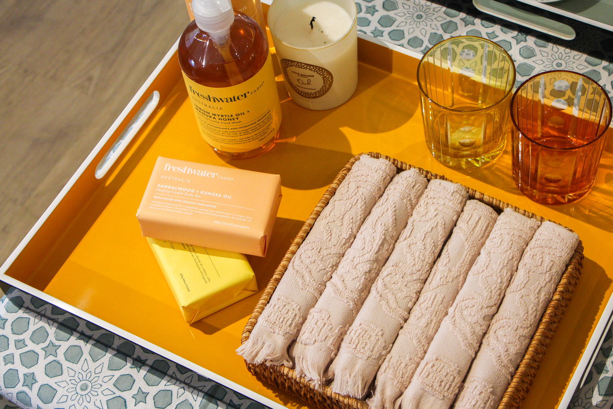 Body and Bath collection at Inside Living Singapore: soaps, scrubs and bathroom accessories