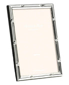 Bamboo Frame Silver, Picture Frames from Inside Living Singapore. Detail close-up view.