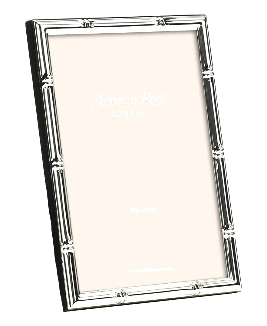 Bamboo Frame Silver, Picture Frames from Inside Living Singapore. Detail close-up view.