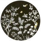 Black chinoiserie placemat set of four, limited edition from Inside Living, decorative mats with oriental motif