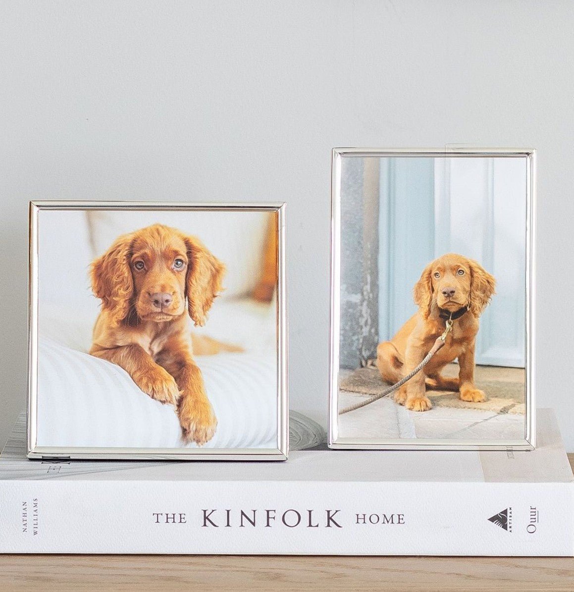 Fine Silver Plated Frame, Picture Frames from Inside Living Singapore. Shown front on.