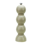 Bobbin salt and pepper mill from Inside Living, turned wooden grinder for the kitchen and dining table, alternate view