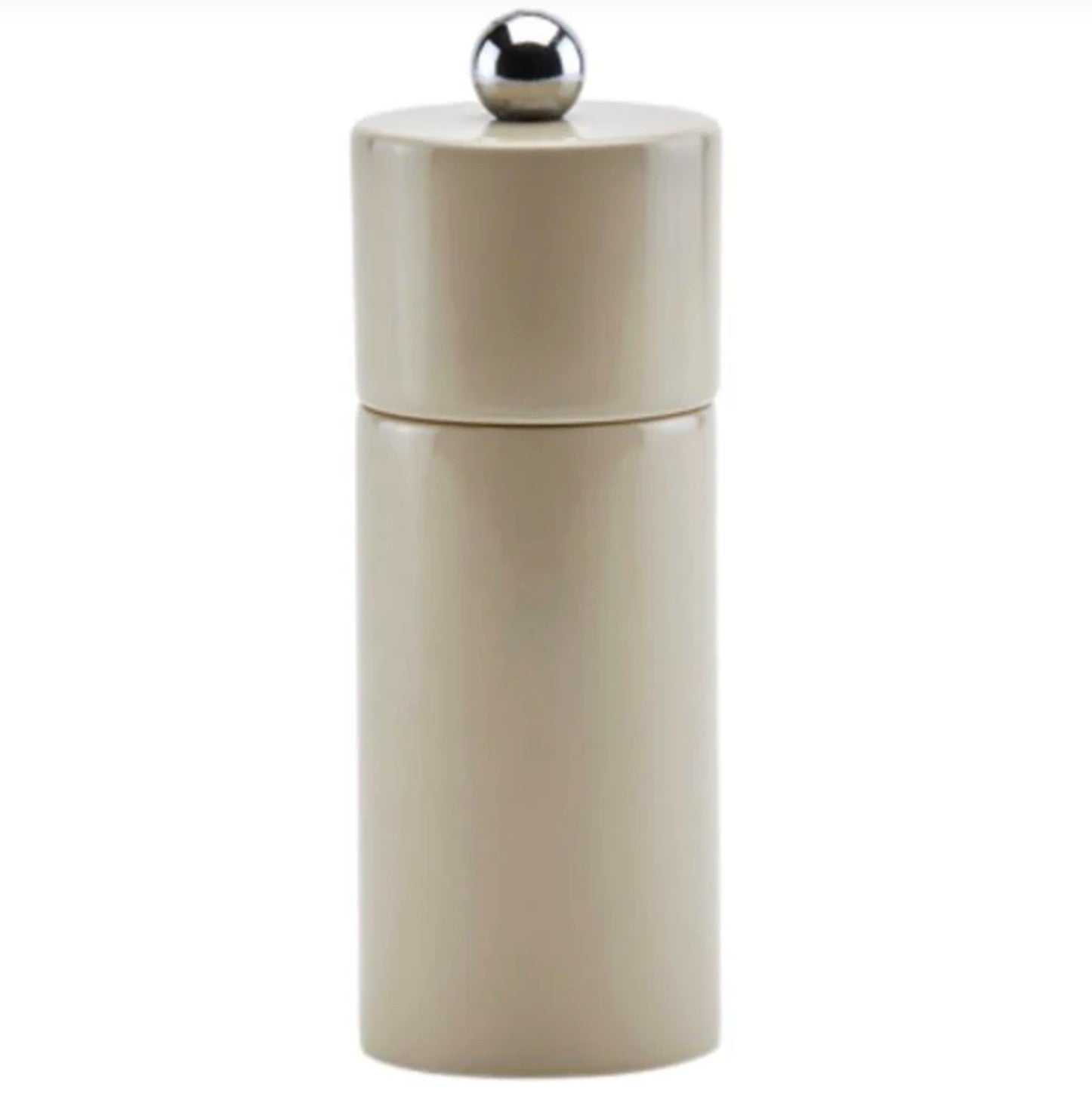 Mini column salt and pepper mill from Inside Living, compact wooden grinder for the kitchen and dining table, alternate view