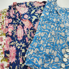 Block Print Pleated Dress Assorted: block-printed cotton garment for warm days, from Inside Living Singapore.