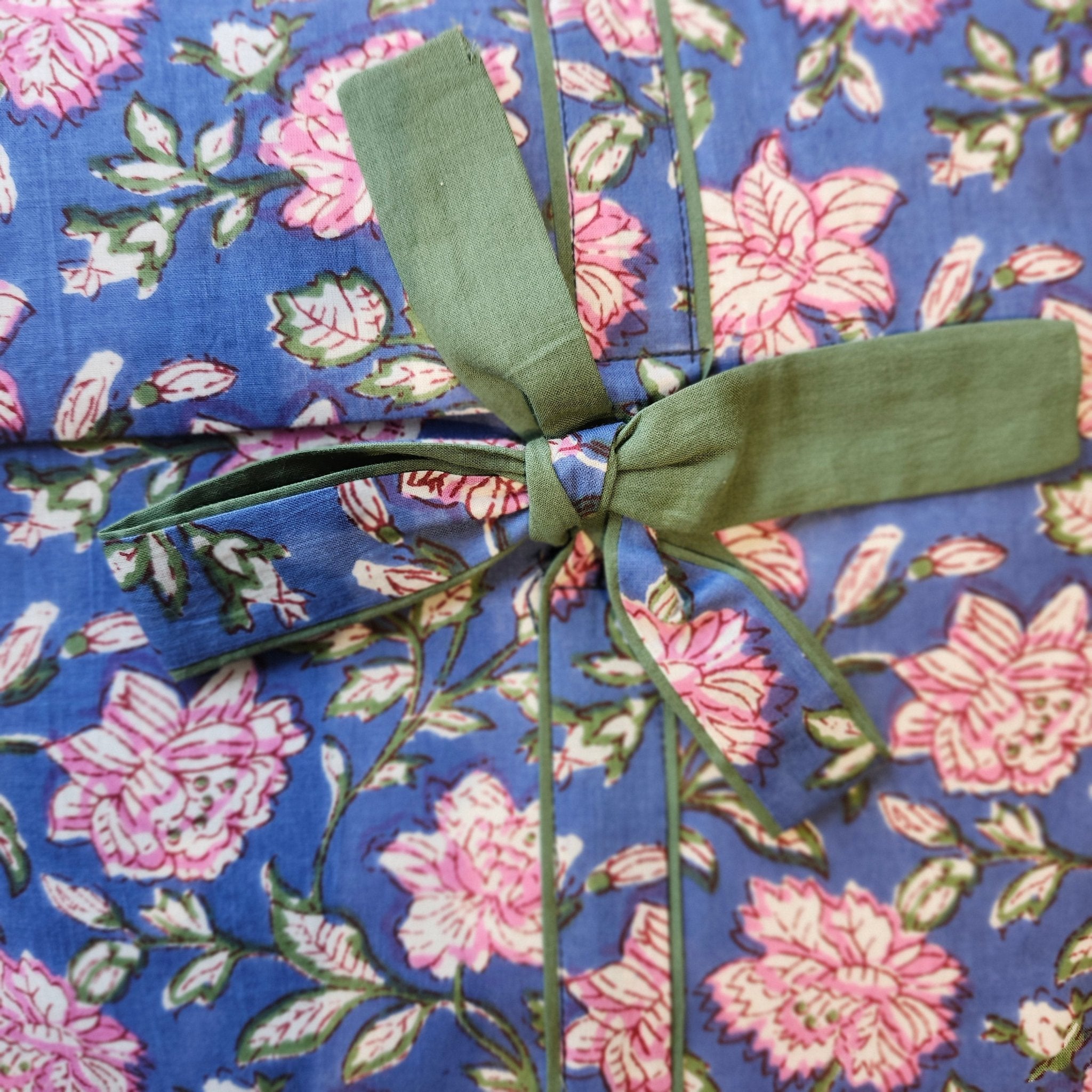 Block Print Pyjama Long Carnation, Inside Living Singapore homeware and lifestyle collection, view 5.