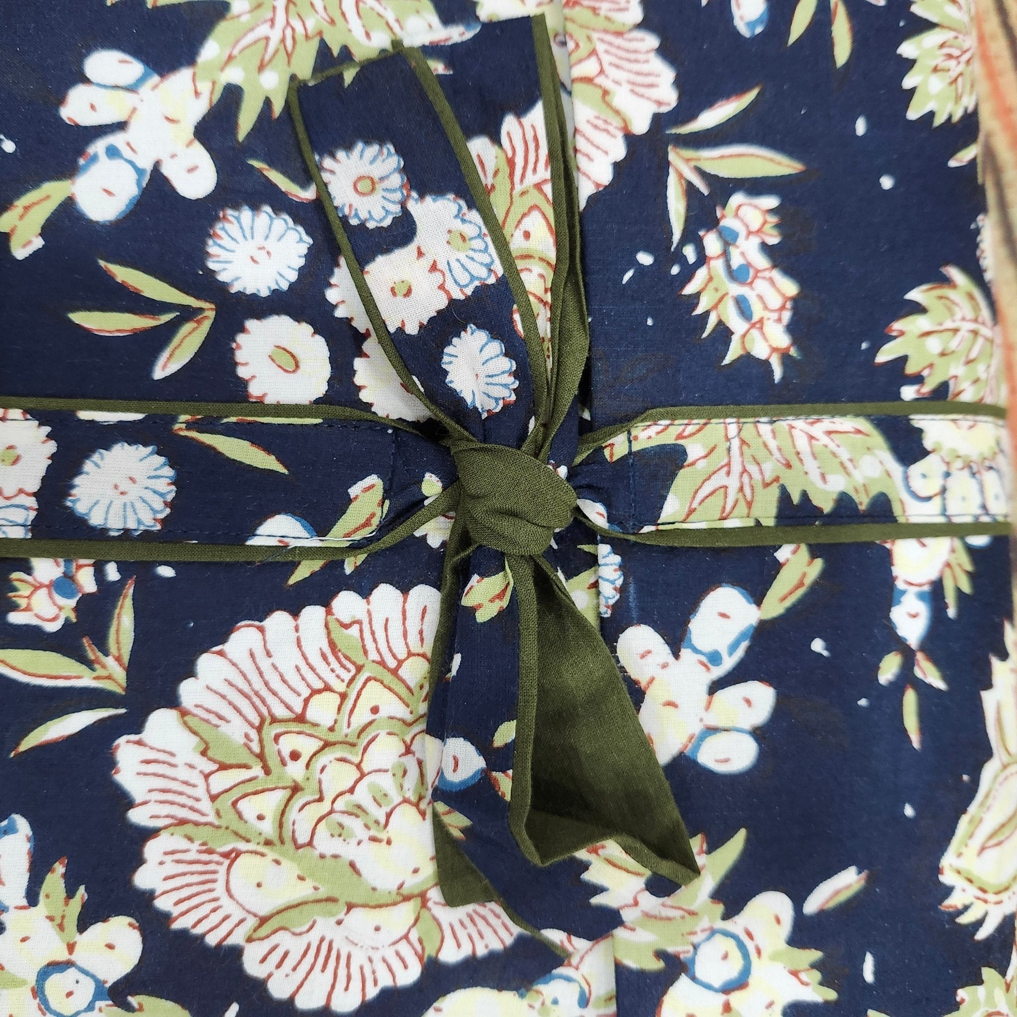Block Print Pyjama Long Carnation, Inside Living Singapore homeware and lifestyle collection, view 2.