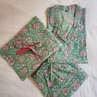 Block Print Pyjama Long Carnation, Inside Living Singapore homeware and lifestyle collection, view 4.