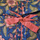 Block Print Pyjama Long Flowers, Inside Living Singapore homeware and lifestyle collection, view 7.