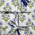 Block Print Pyjama Long Flowers, Inside Living Singapore homeware and lifestyle collection, view 3.