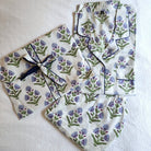 Block Print Pyjama Long Flowers, Inside Living Singapore homeware and lifestyle collection, view 4.