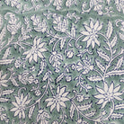 Block Print Pyjama Short Floral Teal, Inside Living Singapore homeware and lifestyle collection, view 5.