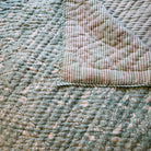 Block Print Quilt Rainforest King: block-printed cotton quilt for the bedroom, from Inside Living Singapore.